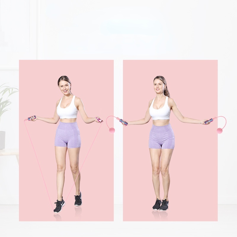 Dây nhảy không tiếng ồn xoay linh hoạt 360 độ không nặng loại có dây/ không dây tùy chọn dùng tập thể dục nhịp điệu