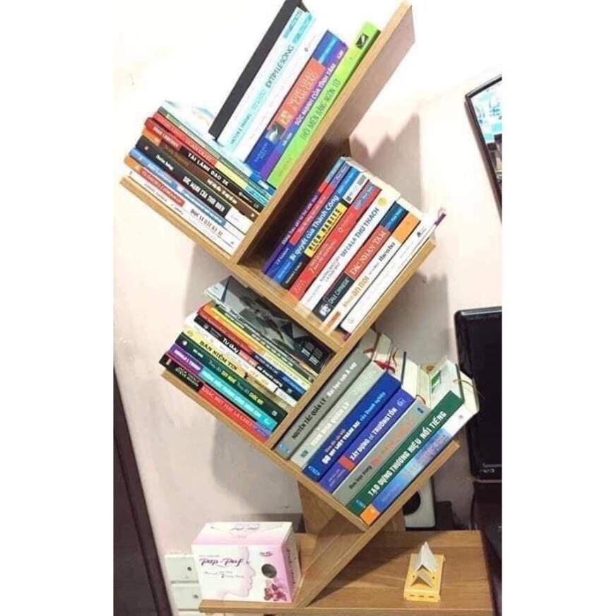 Giá kệ sách xương cá 5 tầng Chuyennoithat