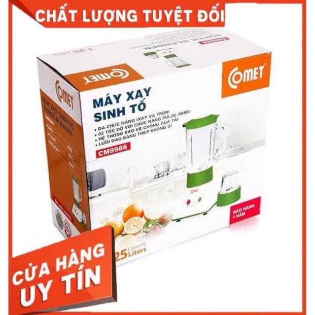 Máy xay sinh tố Comet CM9986 bình thuỷ tinh