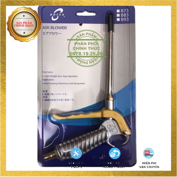 Súng Xì Khô , Xịt Bụi Cao Cấp - Dùng Hơi Khí Nén