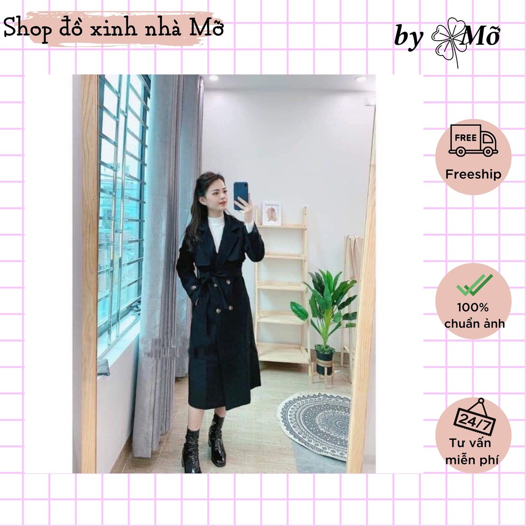 Áo khoác mangto kaki 2 lớp dáng dài hàng QCCC | BigBuy360 - bigbuy360.vn