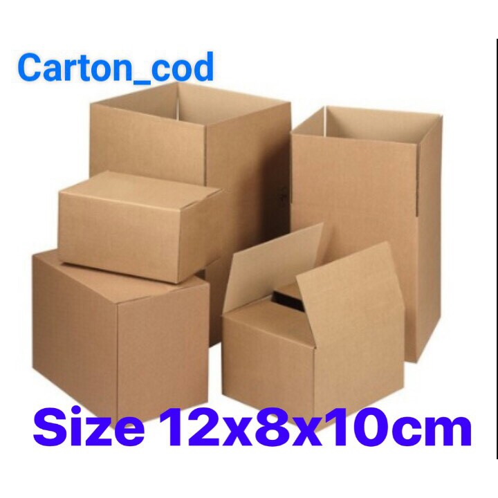 50 thùng hộp carton size 12x8x10cm