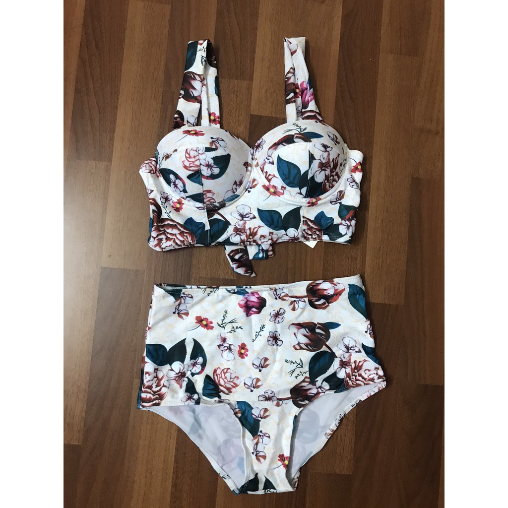 Áo tắm nữ 🌸FREESHIP 50K🌸 Bikini vintange nữ hai mảnh hoa hồng che khuyết điểm, đồ bơi nữ hai mảnh sexy | BigBuy360 - bigbuy360.vn