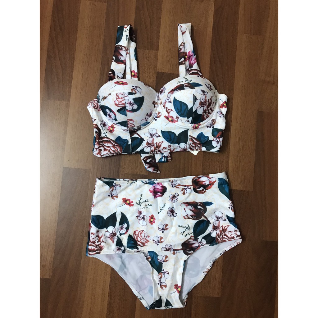 Áo tắm nữ 🌸FREESHIP 50K🌸 Bikini vintange nữ hai mảnh hoa hồng che khuyết điểm, đồ bơi nữ hai mảnh sexy | WebRaoVat - webraovat.net.vn