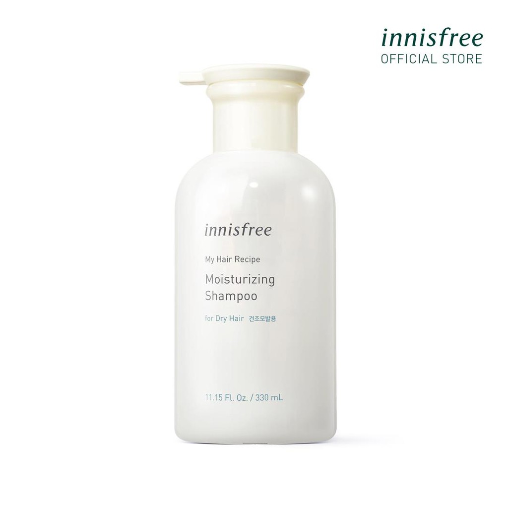 [Mã FMCGMALL giảm 8% đơn từ 250K] Dầu gội dưỡng ẩm innisfree My Hair Recipe Moisturizing Shampoo for Dry Hair 330ml