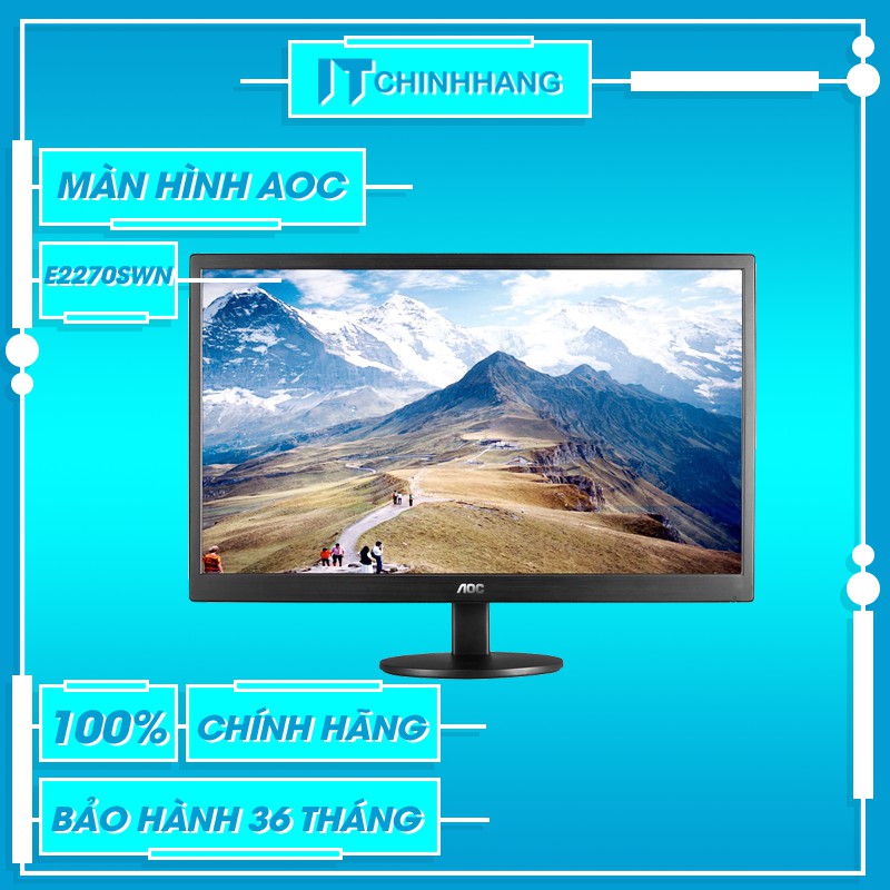 MÀN HÌNH MÁY TÍNH AOC 22" E2270SWN - HÀNG CHÍNH HÃNG