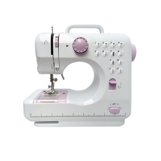 Máy may mini 12 kiểu đường may khác nhau,gia đình giá rẻ đa năng có vắt sổ, dễ dàng sử dụng 505a phiên bản