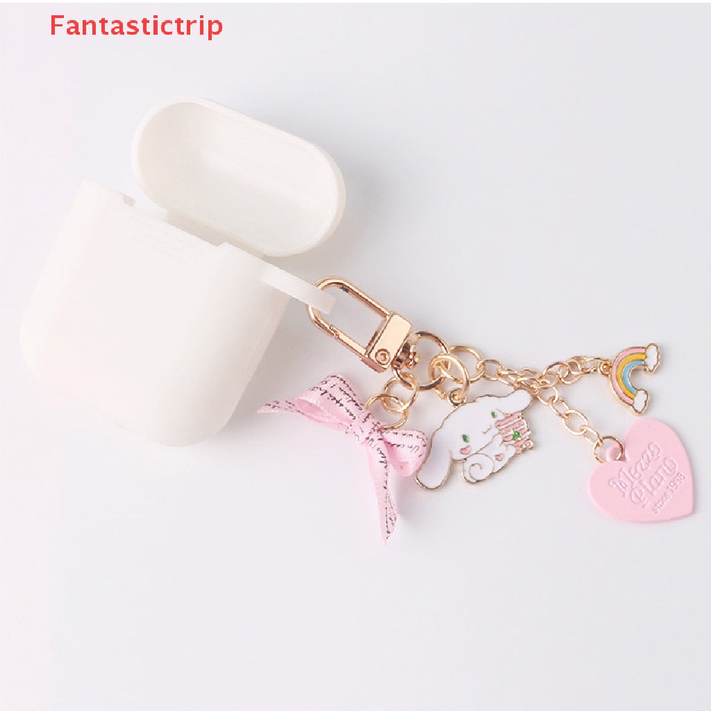 [Fantastictrip] Móc Khóa Xe Hơi / Túi Xách / Móc Khóa Hình Mưa Màu Hồng Dễ Thương Mới