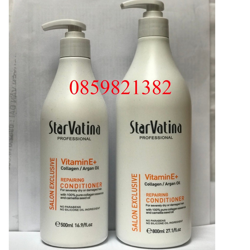 Dầu Xả Star VATINA Phục Hồi Mềm Mượt &amp; Chống Rụng 500ml-800ml