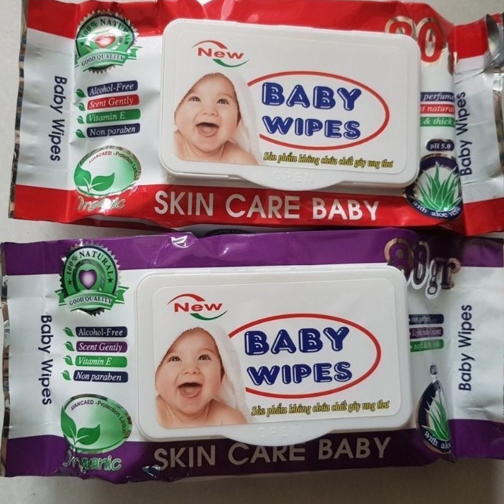 Khăn Giấy Ướt Baby Wipes  80gr