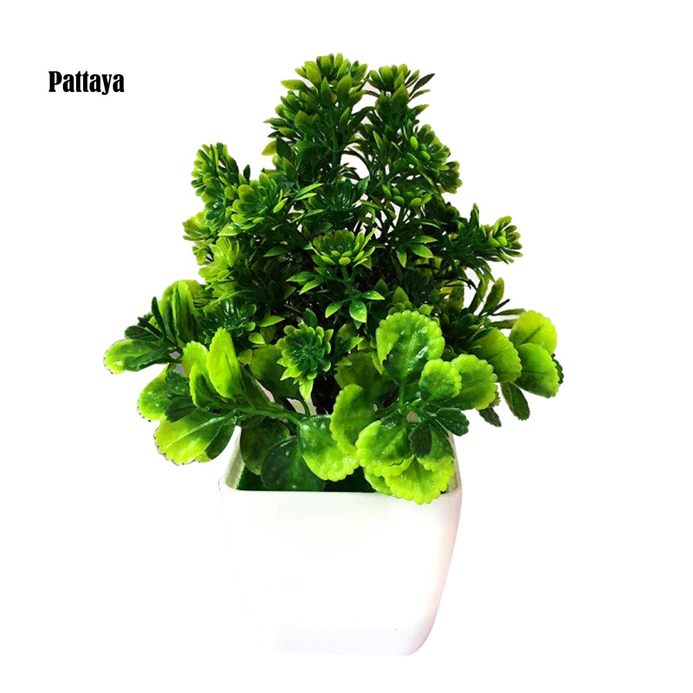 1 Chậu Cây Bonsai Giả Bằng Nhựa Cho Trang Trí