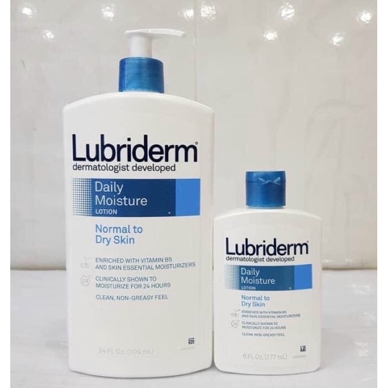 Sữa dưỡng thể Lubriderm Daily Moisture Lotion Normal To Dry Skin Fragrance Free Hàng Nhập Mỹ