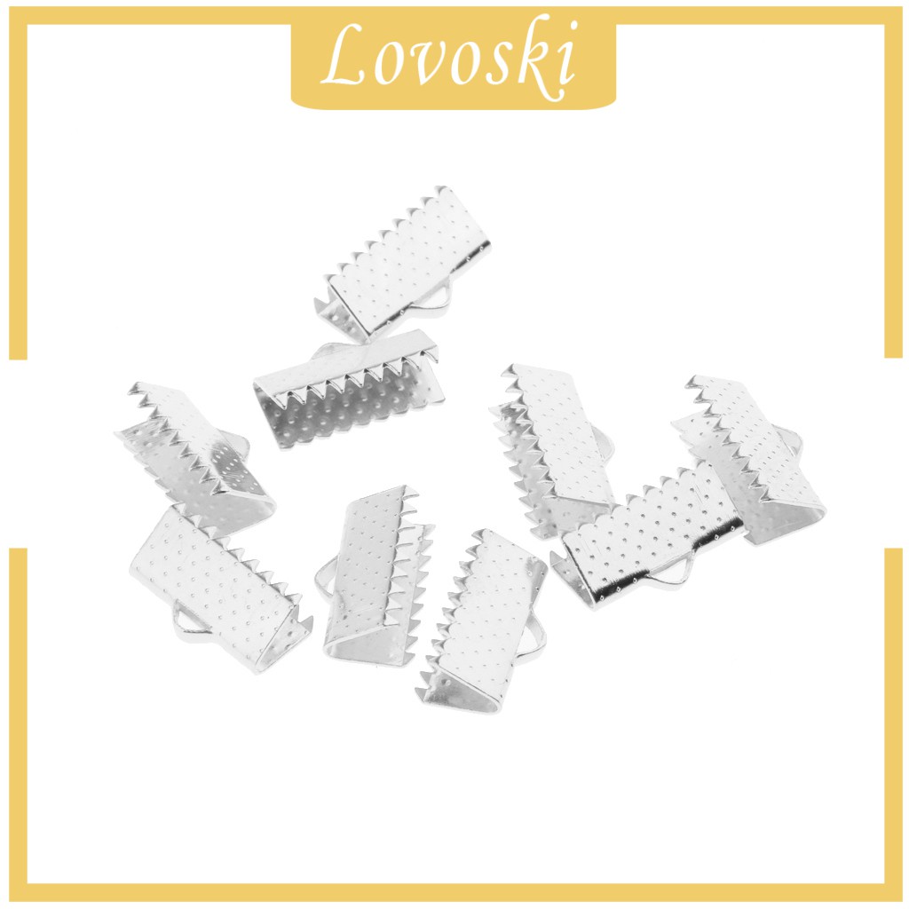 Bộ 100 Đầu Kẹp Dây Ruy Băng Làm Vòng Tay / Vòng cổ Tiện Dụng