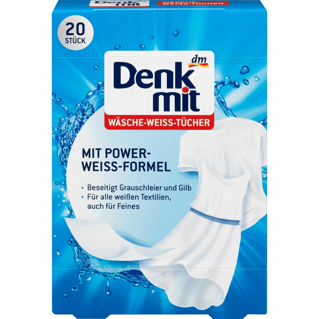 [Mẫu mới] Tẩy trắng quần áo Denkmit. Hàng nội địa đức