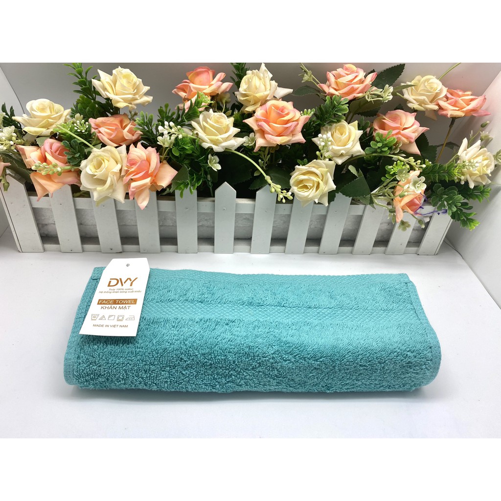 [Combo 4 khăn măt cotton] Khăn mặt 100% cotton xuất nhật,dầy xốp, thấm hút cực tốt, không phai màu.