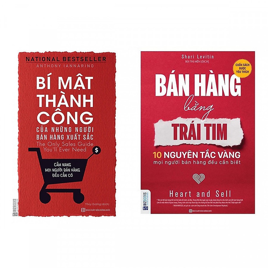 Sách - Combo Bí Mật Thành Công Của Những Người Bán Hàng Xuất Sắc + Bán Hàng Bằng Trái Tim