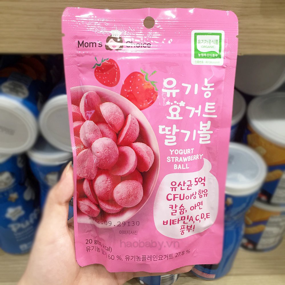 Sữa Chua Khô Sấy Lạnh Mom's Choice Hàn Quốc Cho Bé 7M+