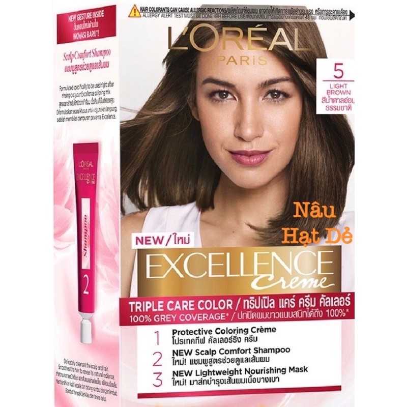 💝Thuốc nhuộm tóc thời trang L'Oreal Paris Excellence Crème 172ml 💃