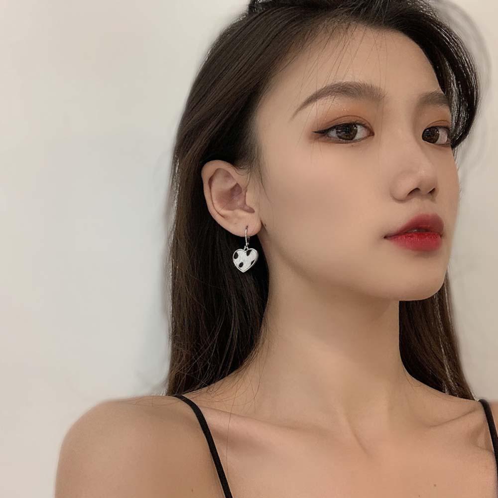 Bông Tai Hình Trái Tim Phong Cách Hàn Quốc Thời Trang Cho Nữ