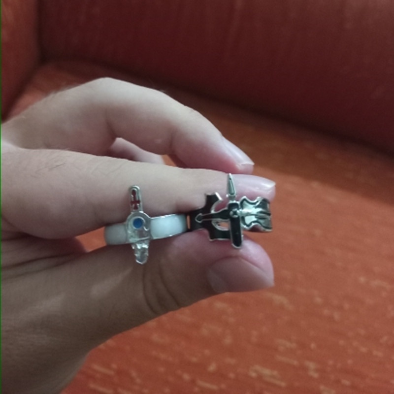 Nhẫn Họa Tiết Anime Sword Art Online Phong Cách Retro Thời Trang Unisex