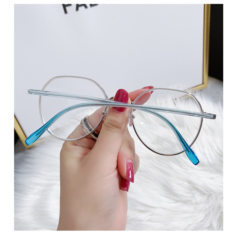 Kính cận thị thời trang 0 ° -6.00 độ dành cho nam và nữ với tròng kính có thể tháo rời kính chống ánh sáng xanh