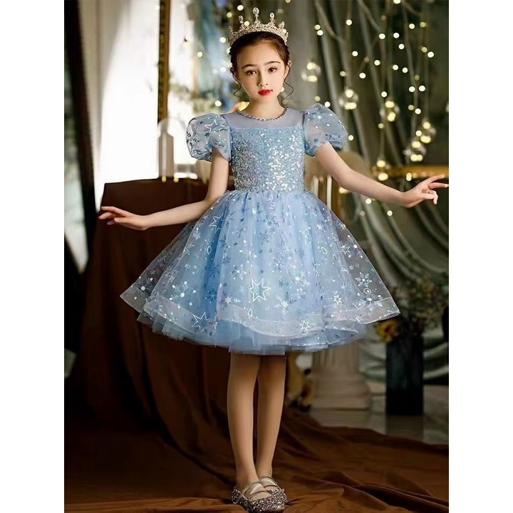 VẢI VOAN LƯỚI ELSA HÌNH SAO TUYẾT ÓNG ÁNH KHỔ 160CM