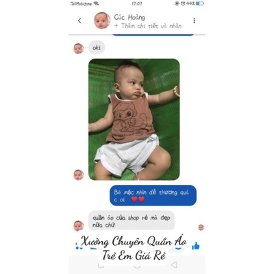 Áo ba lỗ cho bé