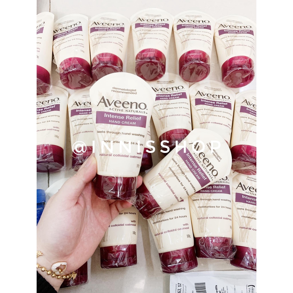 Kem tay Aveeno Active Naturals Intense Relief Hand Cream 100g