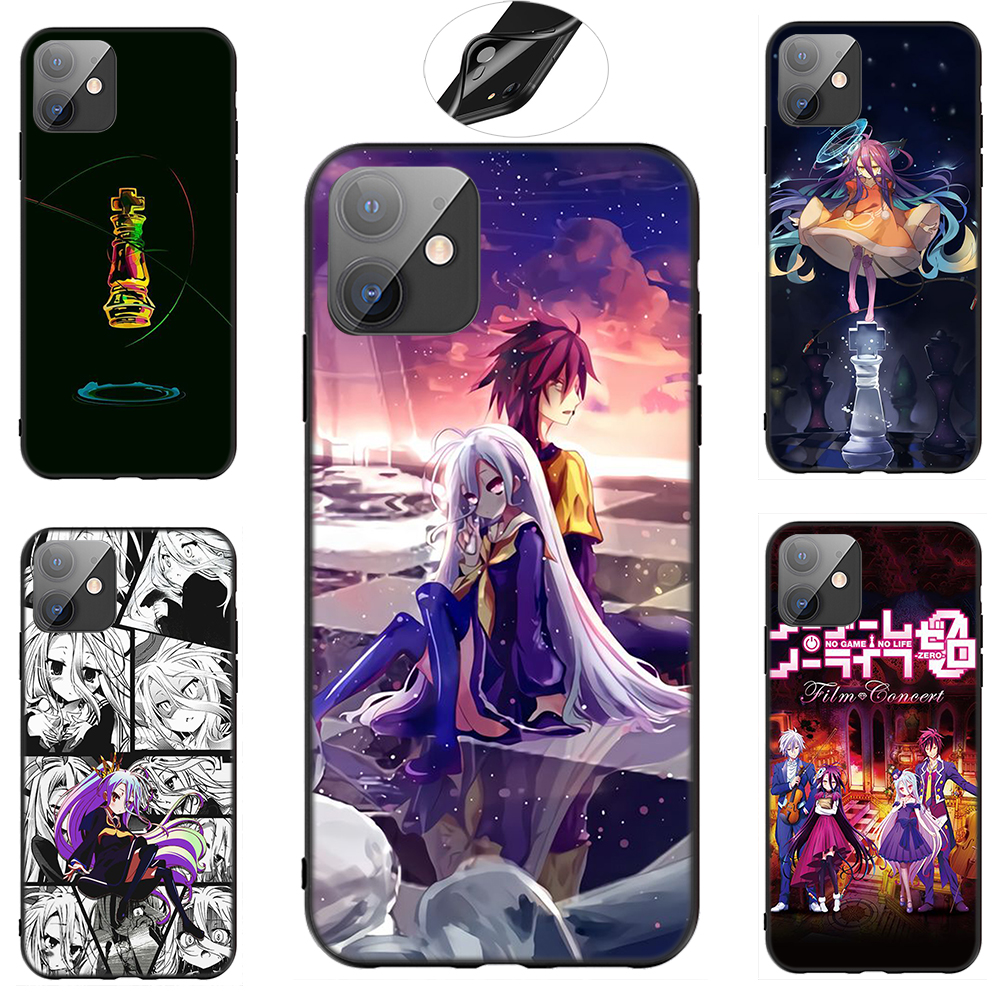 iPhone XR X Xs Max 7 8 6s 6 Plus 7+ 8+ 5 5s SE 2020 Casing Soft Case 99LU No Game No Life Anime mobile phone case