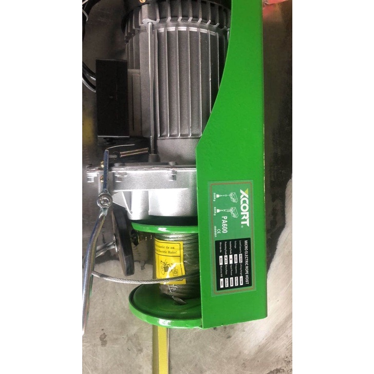Máy tời điện treo 1500W XCORT 600KG Model XPA-600 Bộ Đầy Đủ