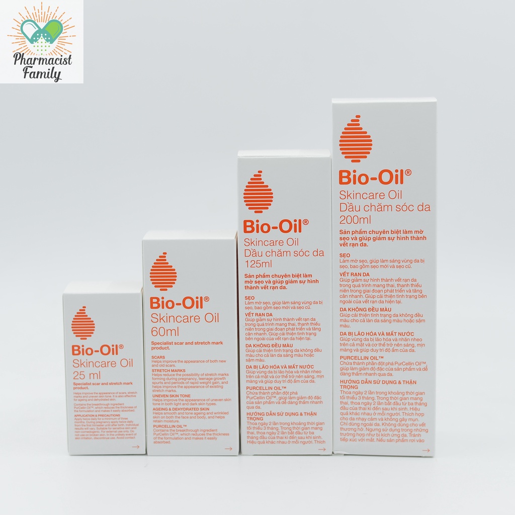 Bio-Oil [Chính hãng] - Skin care giảm sự hình thành vết rạn da và làm mờ sẹo