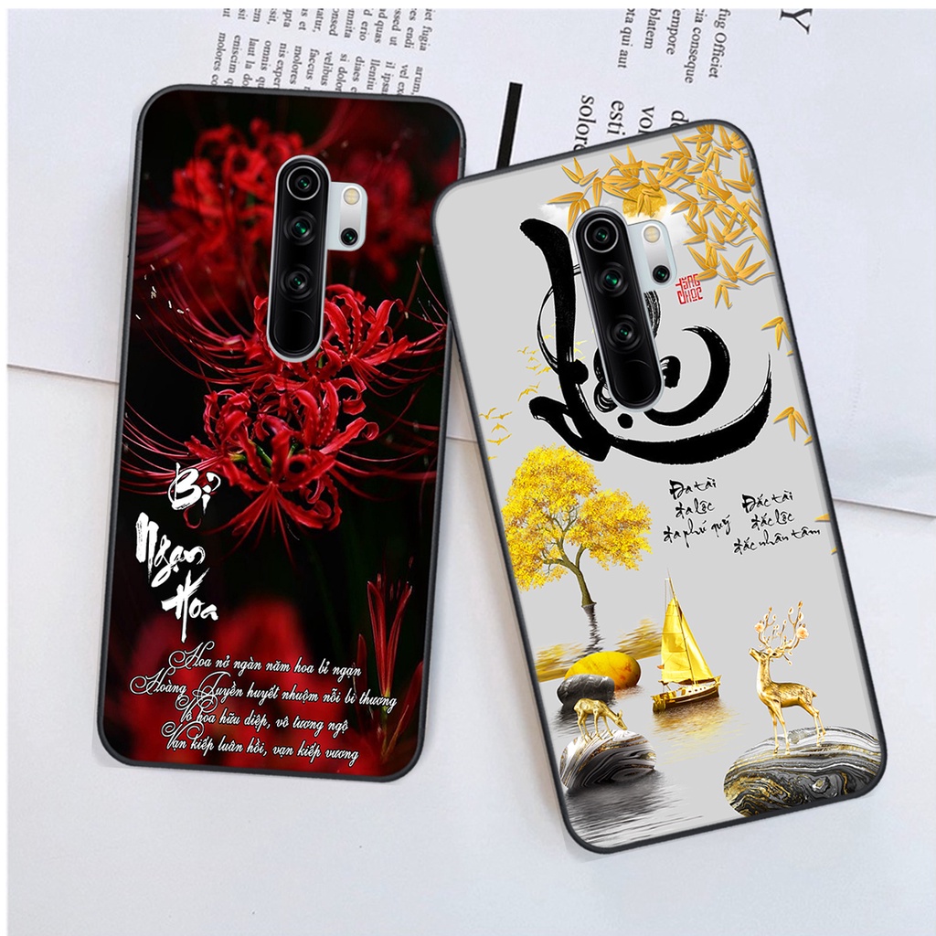 Ốp lưng Xiaomi REDMI NOTE 8 PRO in hình chữ tài chữ lộc, Cha Mẹ, bình an SIÊU ĐẸP
