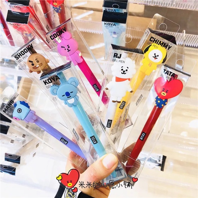 Bút bi gel BT21 Official