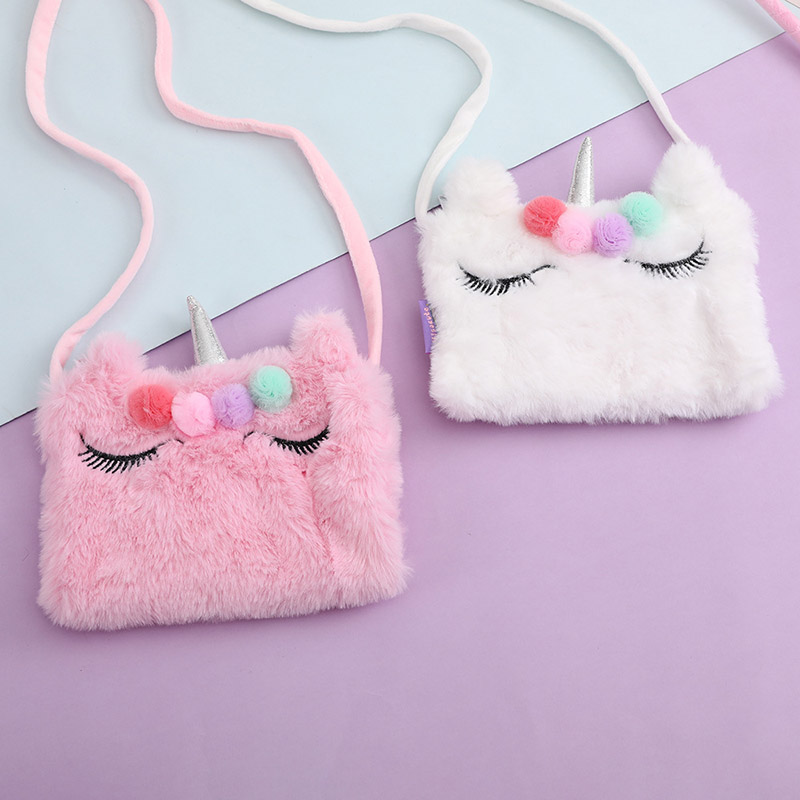 Túi Đeo Chéo Hình Thú Nhồi Bông Cho Bé