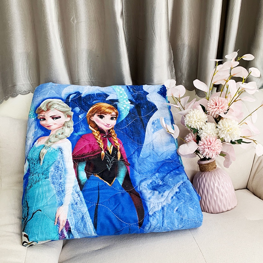 Chăn hè Cotton Poly trần bông 3 lớp nhiều mẫu nhẹ thấm hút mồ hôi tốt kích thước 1m7x2m