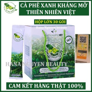 Cà phê xanh kháng mỡ giảm cân(combo 3h)