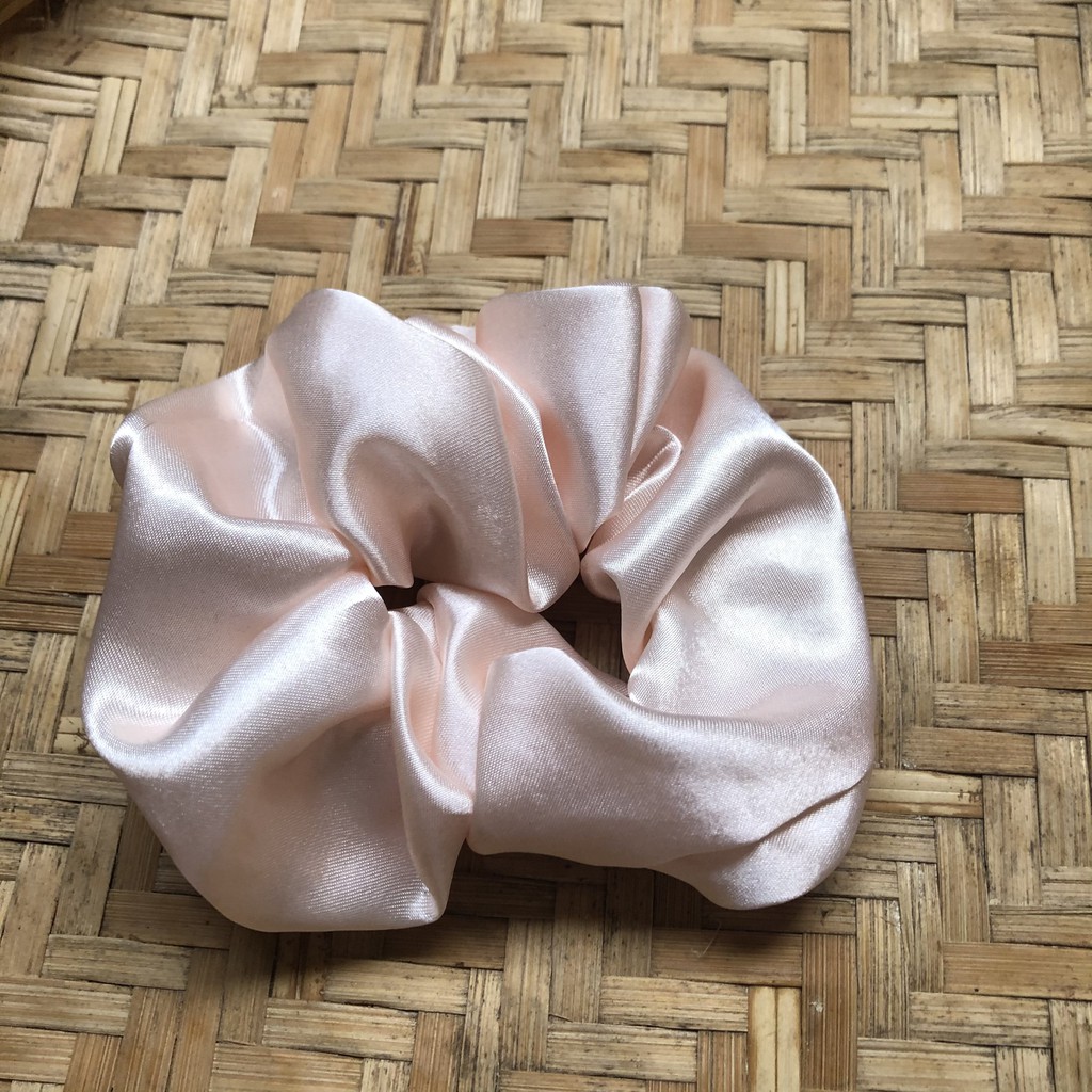 Scrunchies cột tóc phi bóng còn lẻ màu