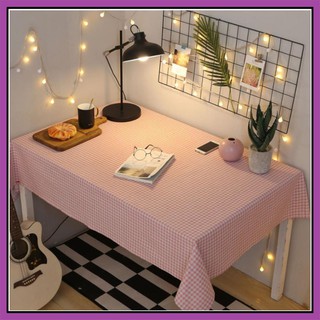 Khăn trải bàn vintage không thấm nước, họa tiết kẻ caro xinh xắn - Khăn decor phòng, làm phông nền chụp ảnh