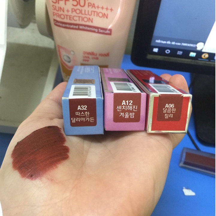 Set 03 son A12 đỏ đất - A6 đỏ gạch - A32 nâu đỏ Handmade