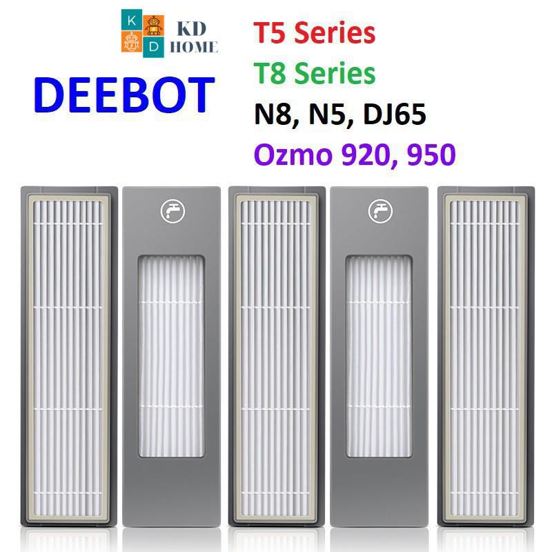 Màng Lọc Hepa  Robot Hút Bụi Deebot serie T5, T8, N8, N5, Ozmo 920, Ozmo 950