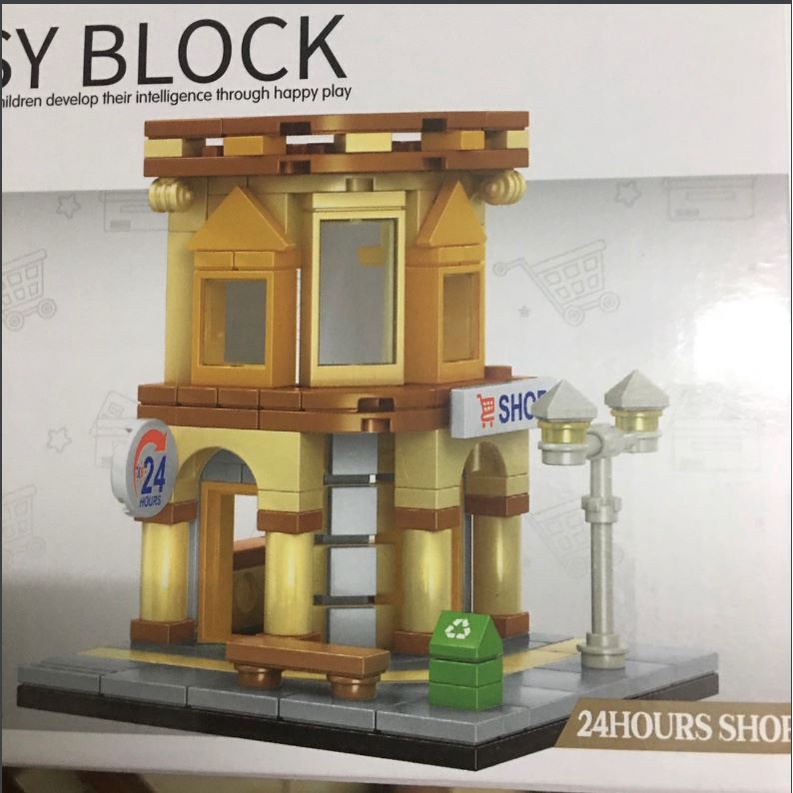 Đồ chơi lắp ghép quán cà phê sang trọng