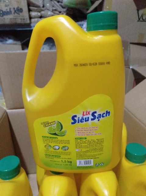NƯỚC RỬA CHÉN LIX SIÊU SẠCH NGÁT HƯƠNG CHANH