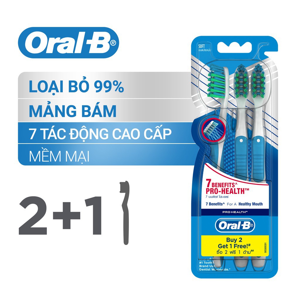 Bàn chải Oral-B 7 Tác Động