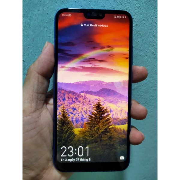 Màn hình Huawei 3e cảm ứng nửa dưới không ăn