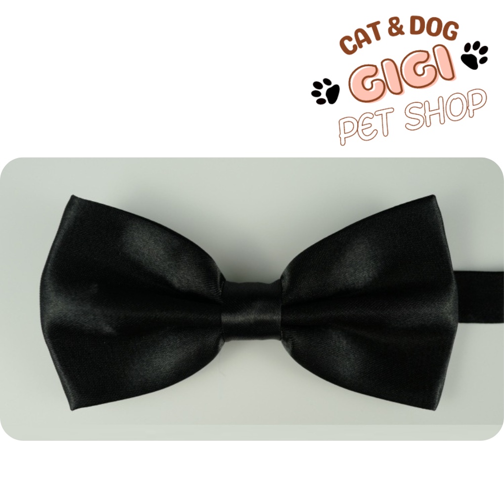 Vòng cổ hình nơ dễ thương nhiều màu có thể điều chỉnh kích thước phụ kiện cho thú cưng chó mèo - GiGi Pet Shop