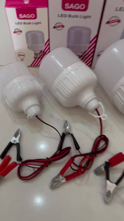 Bóng đèn led 12v kẹp bình ắc quy 20w - 30w – 40w loại tốt – kẹp lớn – bảo hành 1 năm đổi mới | BigBuy360 - bigbuy360.vn