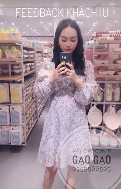 Váy hoa nhí cho con ti sz s-xl KÈM ẢNH VIDEO THẬT