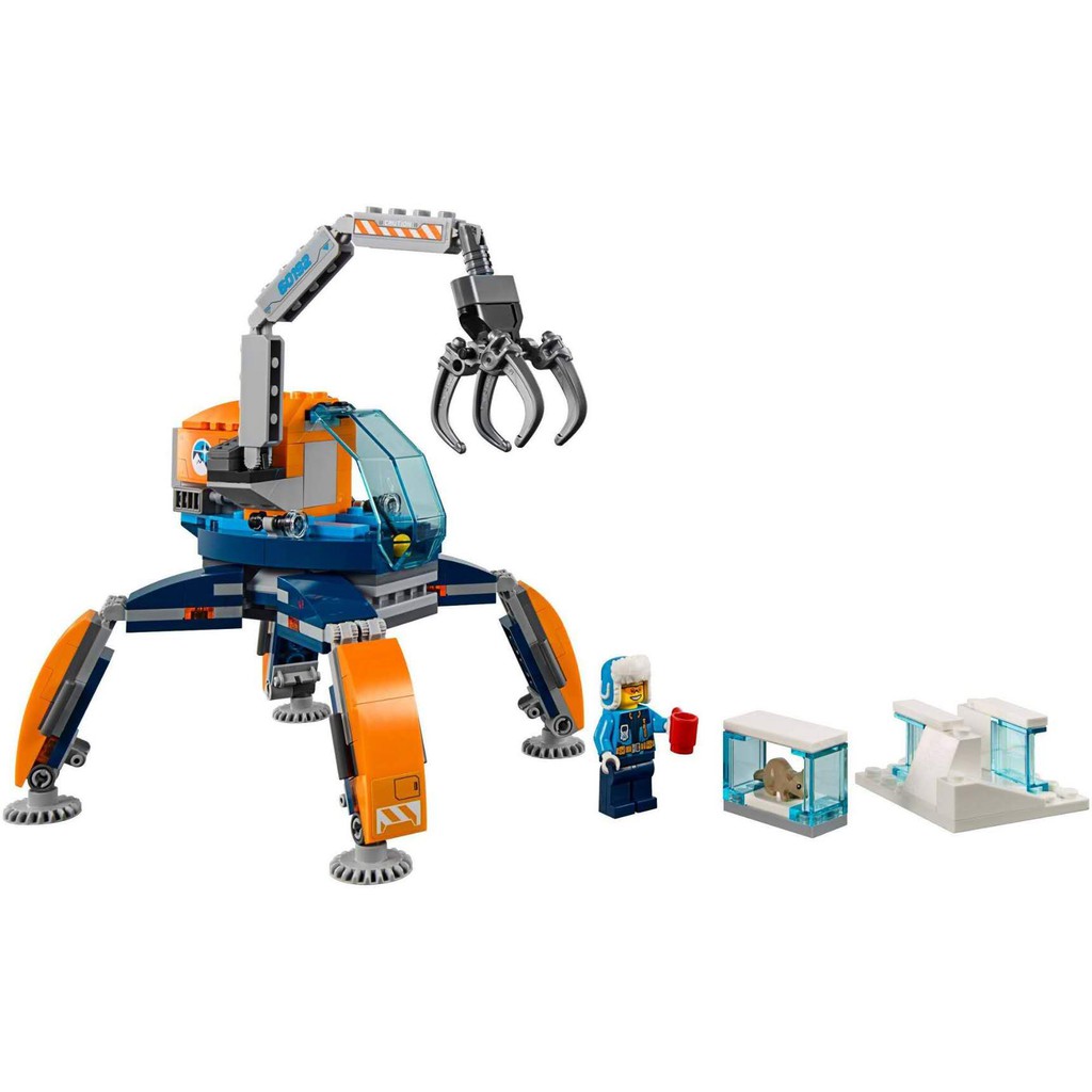 Bela10993 Arctic Ice Crawler Khám phá Bắc Cực Đồ chơi giáo dục xây dựng tương thích LEGO60192 Đồ chơi cho trẻ em Quà trẻ em