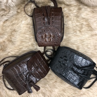 BA LÔ DA CÁ SẤU THẬT