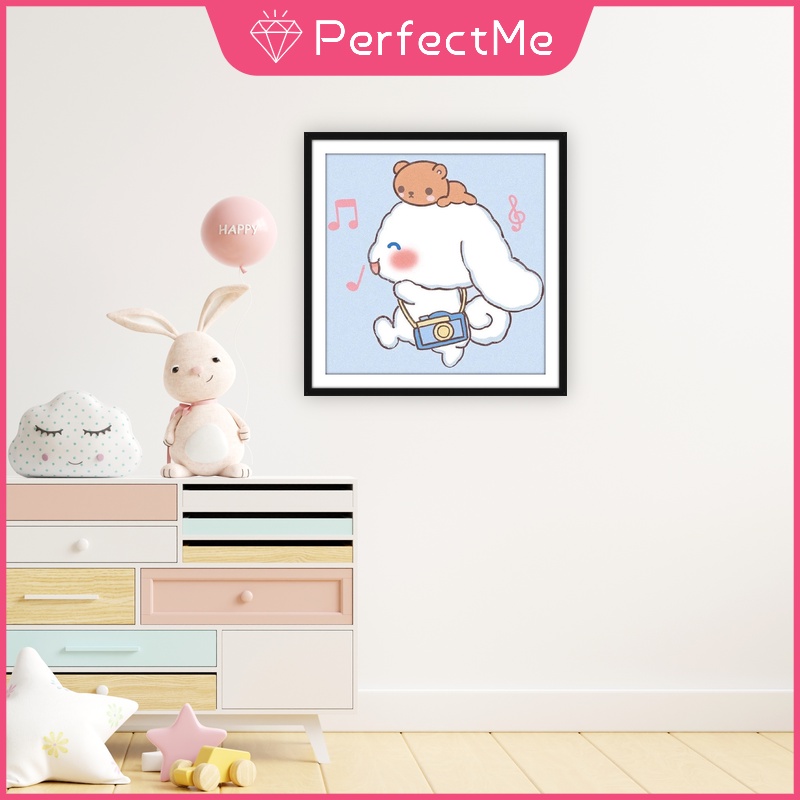 Bộ Tranh Đính Đá 5D Tự Làm Hình Cún Yugui 30x30CM